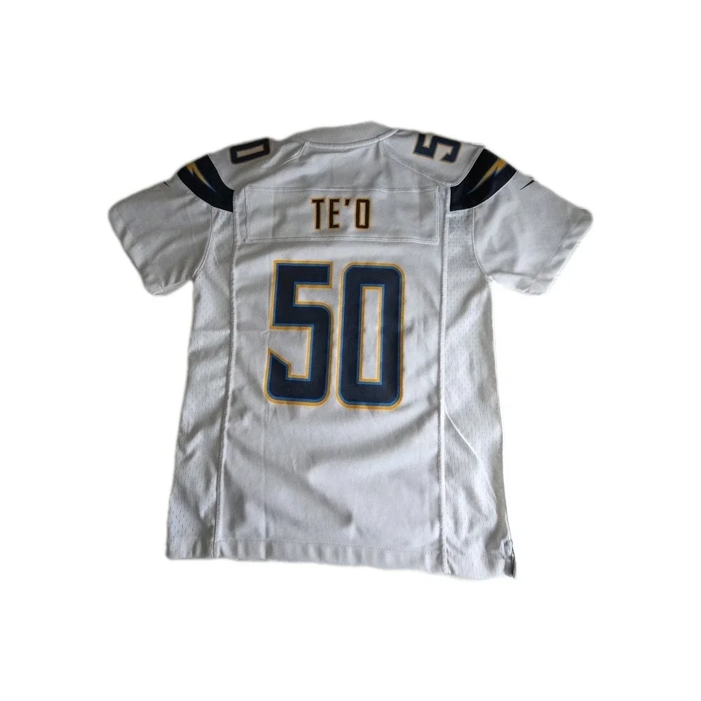 Nike San Diego Chargers Manti Te'o Jersey YOUTH M NFL On Field #50 WHITE